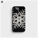 Wilson Bentley's Snowflake 332 - ウィルソン ベントレー Phone Case.