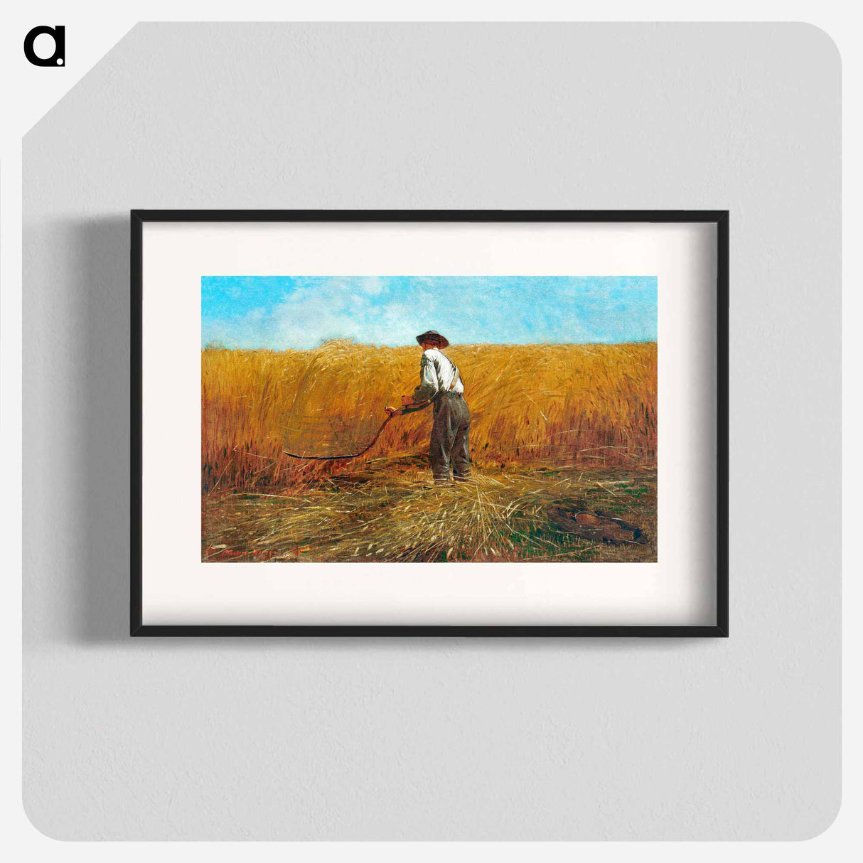 The Veteran in a New Field - Winslow Homer Poster.