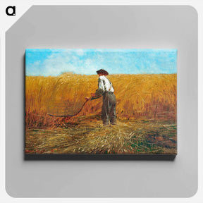 アートパネル-The Veteran in a New Field - ウィンスロー ホーマー Canvas.