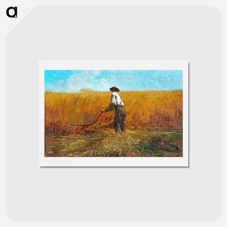 アートポストカード-The Veteran in a New Field - ウィンスロー ホーマー Postcard.