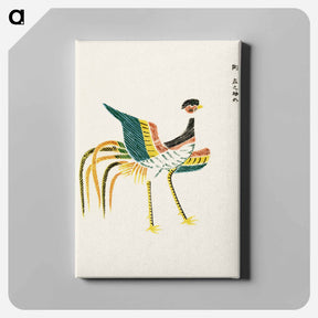 アートパネル-Crane from Yatsuo no tsubaki by Taguchi Tomoki - 八丘椿 Canvas.