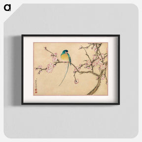 アートポスター-Bird with Plum Blossoms - 張若愛 Poster.