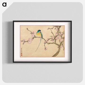 Bird with Plum Blossoms - Zhang Ruoai Poster.