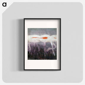 アートポスター-White Flamingoes - アボット ハンダーソン セイヤー Poster.