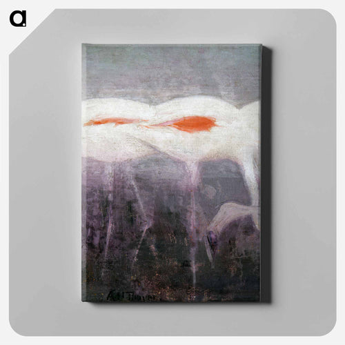 White Flamingoes - アボット ハンダーソン セイヤー Canvas.