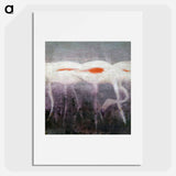 White Flamingoes - アボット ハンダーソン セイヤー Poster.
