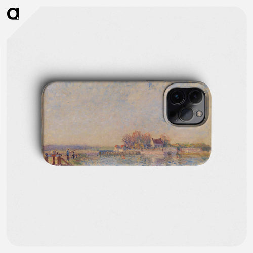 Saint Mammes-Loing Canal - アルフレッド シスレー Phone Case.