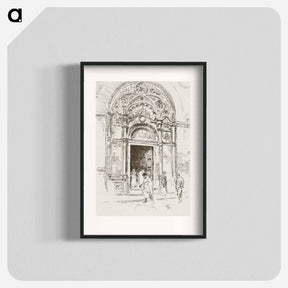 アートポスター-Door at San Michele - 不思議の国のアリス Poster.