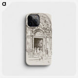 Door at San Michele - Alice in Wonderland Phone Case.