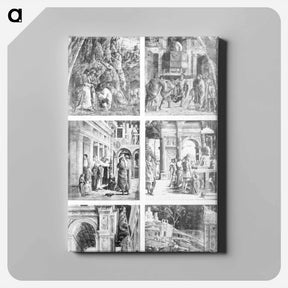 アートパネル-Scenes from the Life of St. James - アンドレア マンテーニャ Canvas.
