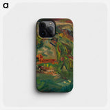 Walking hunter with dogs - アーノルド ピーター ワイズ クビンチャン Phone Case.