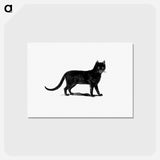 アートポストカード-European Cat Engraving
 - 大英図書館 Postcard.