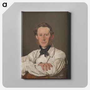 アートパネル-The animal painter Christian Holm - クリステン ケプケ Canvas.
