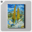 アートパネル-The Poplars at Saint-Rémy
 - クリーブランド美術館 Canvas.