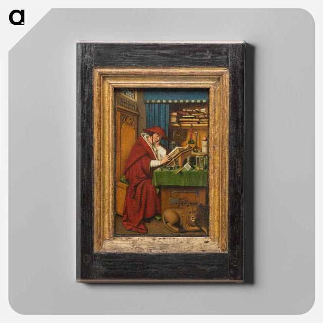 アートパネル-Saint Jerome in His Study
 - デトロイト美術館 Canvas.