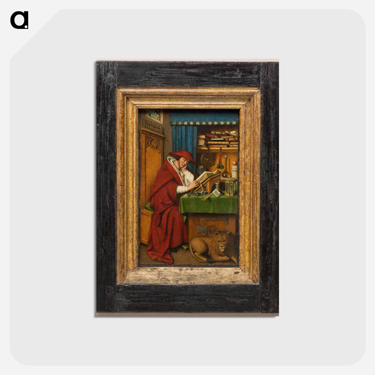 アートポストカード-Saint Jerome in His Study
 - デトロイト美術館 Postcard.