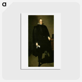 アートポストカード-Philip IV of Spain - ディエゴ ベラスケス Postcard.