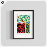 Suggestions pour étoffes et tapis: 60 motifs en couleur - E.A.セギー Poster.