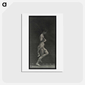 アートポストカード-Skipping Woman
 - エドワード マイブリッジ Postcard.