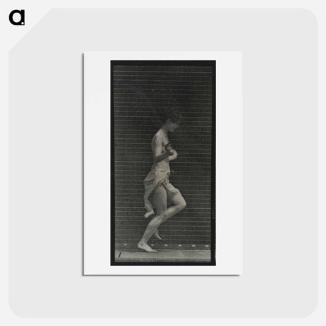 アートポストカード-Skipping Woman
 - エドワード マイブリッジ Postcard.