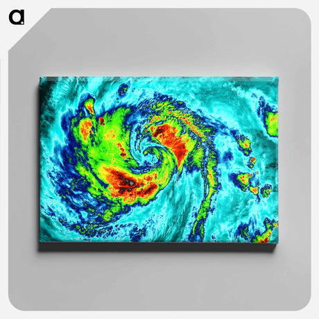 アートパネル-Hurricane Blanca as Seen by Suomi NPP Satellite
 - 上空からの地球 Canvas.