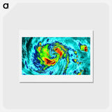 アートポストカード-Hurricane Blanca as Seen by Suomi NPP Satellite
 - 上空からの地球 Postcard.