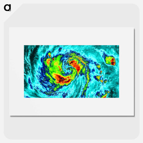 アートポスター-Hurricane Blanca as Seen by Suomi NPP Satellite
 - 上空からの地球 Poster.