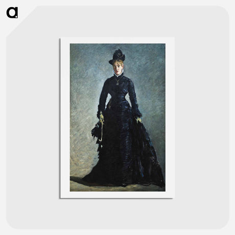 アートポストカード-La Parisienne - エドゥアール マネ Postcard.