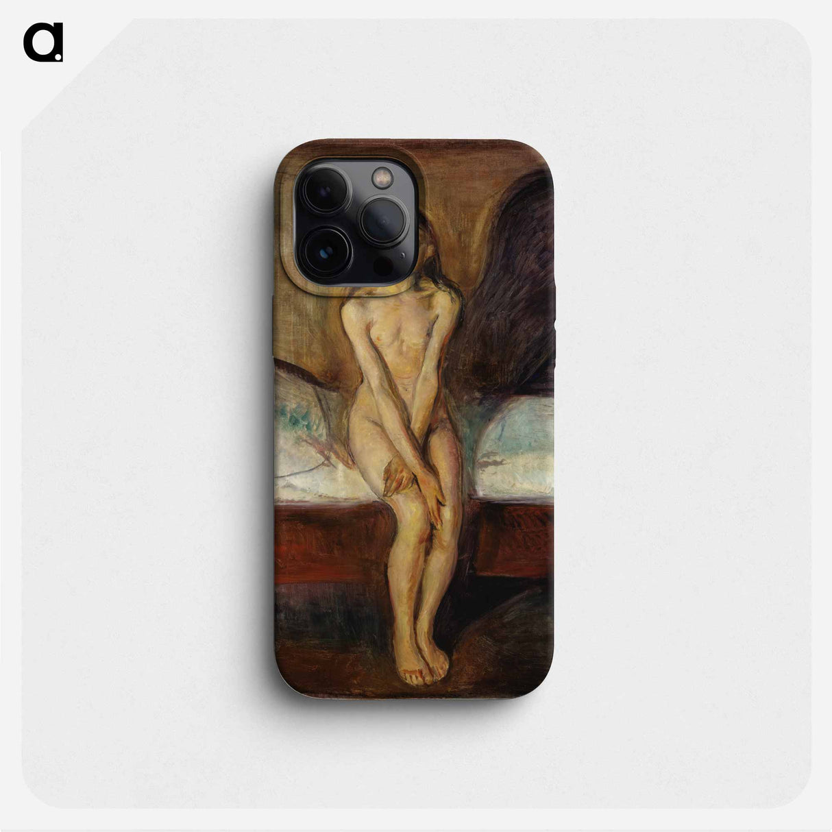 Puberty - Edvard Munch Phone Case.