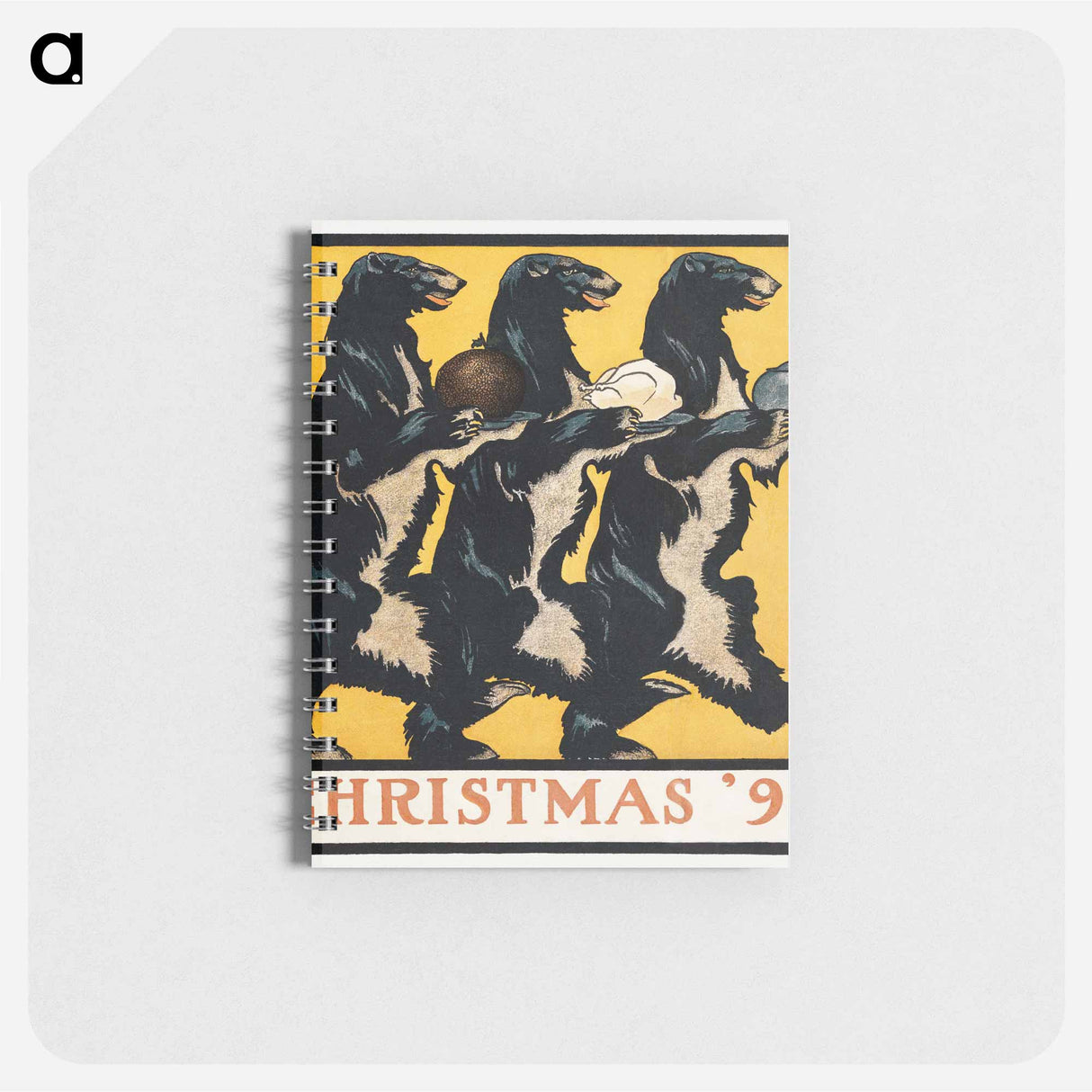 Vintage Christmas print in high resolution by Edward Penfield. - エドワード ペンフィールド Memo.