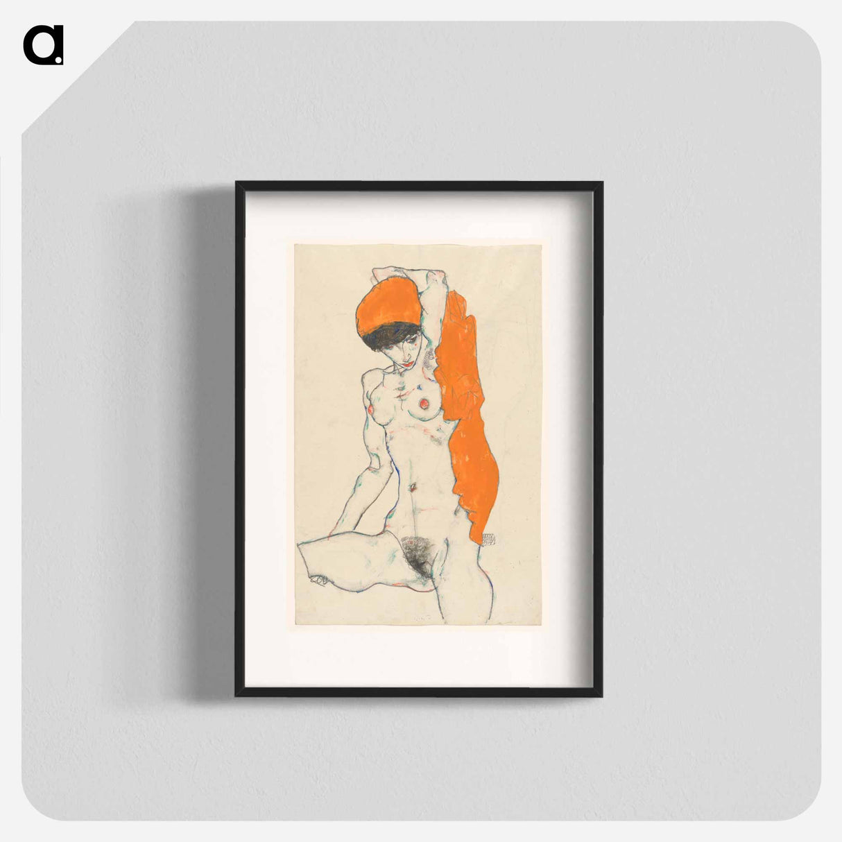 Original public domain image from The MET Museum - Egon Schiele Poster.