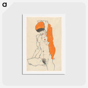 アートポストカード-Original public domain image from The MET Museum - エゴン シーレ Postcard.