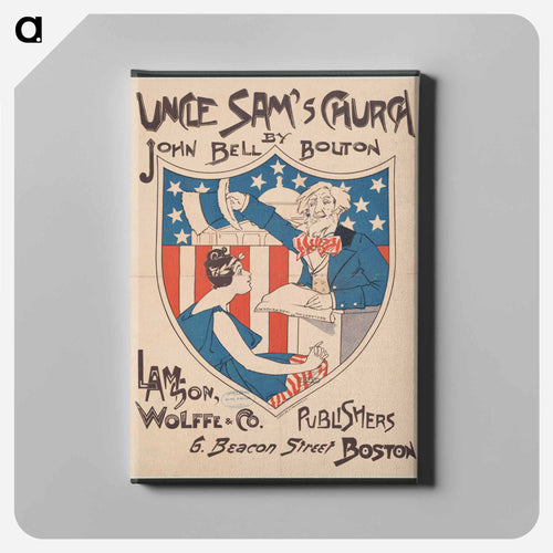 Uncle Sam's church - エセル リード Canvas.