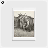 アートポストカード-Ragpicker's Shack
 - ウジェーヌ アジェ Postcard.