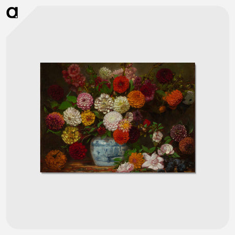 アートポストカード-オレンジ - ウジェーヌ ドラクロワ Postcard.