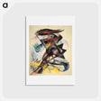 アートポストカード-Caliban - figurine for "The Tempest" by William Shakespeare - フランツ マルク Postcard.