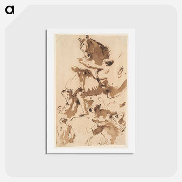 Hours and Horses of the Sun
 - ジョバンニ バティスタ ティエポロ Postcard.