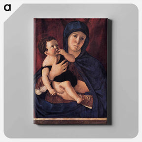 アートパネル-Madonna and Child - ジョヴァンニ ベッリーニ Canvas.