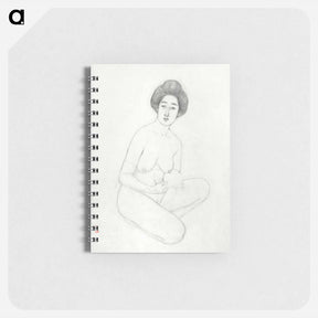 アートメモ帳-Studies of Seated Nude
 - 橋口 五葉 Memo.