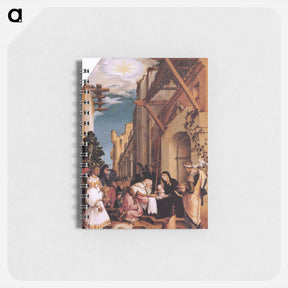 アートメモ帳-Oberried Altarpiece, left interior wing - The Adoration of the Magi - ハンス ホルバイン Memo.