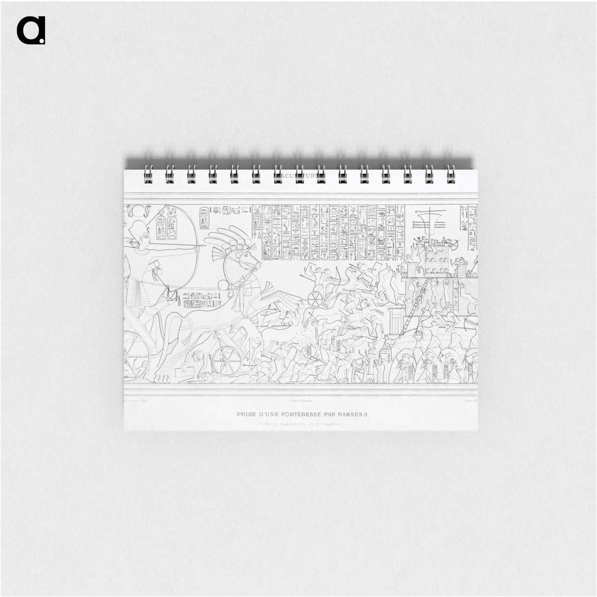 アートメモ帳-Ramses II Fortress Capture
 - エジプト美術史 Memo.