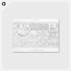 アートポストカード-Ramses II Fortress Capture
 - エジプト美術史 Postcard.