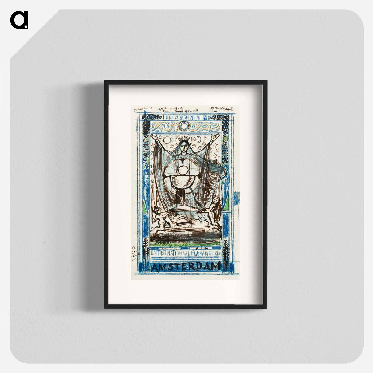 Design for a poster for the International Eucharistic Congress held in Amsterdam - Jan Toorop Poster.