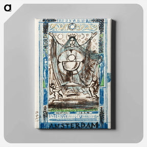 アートパネル-Design for a poster for the International Eucharistic Congress held in Amsterdam - ヤン・トゥーロップ Canvas.