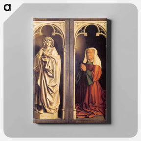 アートパネル-The Ghent Altar (detail) - ヤン ファン エイク Canvas.