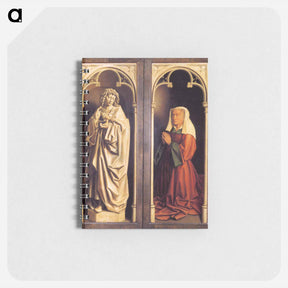アートメモ帳-The Ghent Altar (detail) - ヤン ファン エイク Memo.