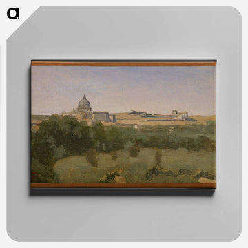 View of Rome from Monte Pincio
 - ジャン バティスト カミーユ コロー Canvas.