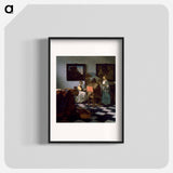 The Concert - Johannes Vermeer Poster.