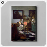 The Concert - Johannes Vermeer Canvas.