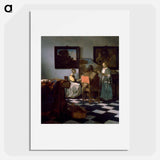 The Concert - Johannes Vermeer Poster.